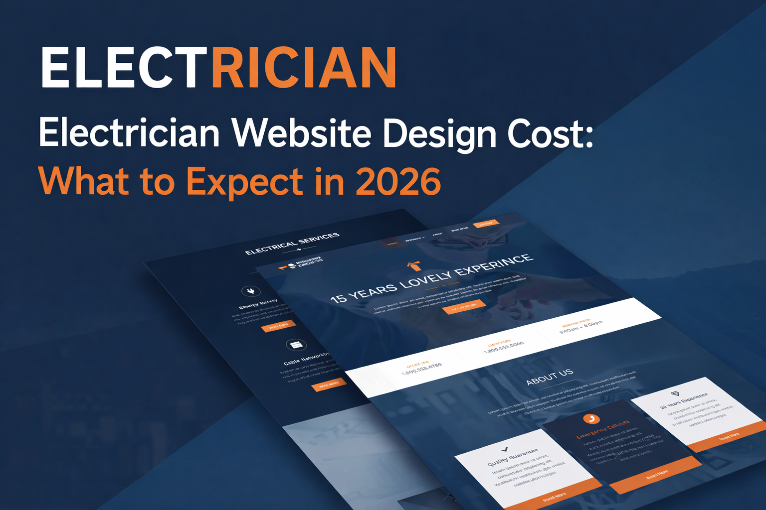Electrician Website Design Cost
