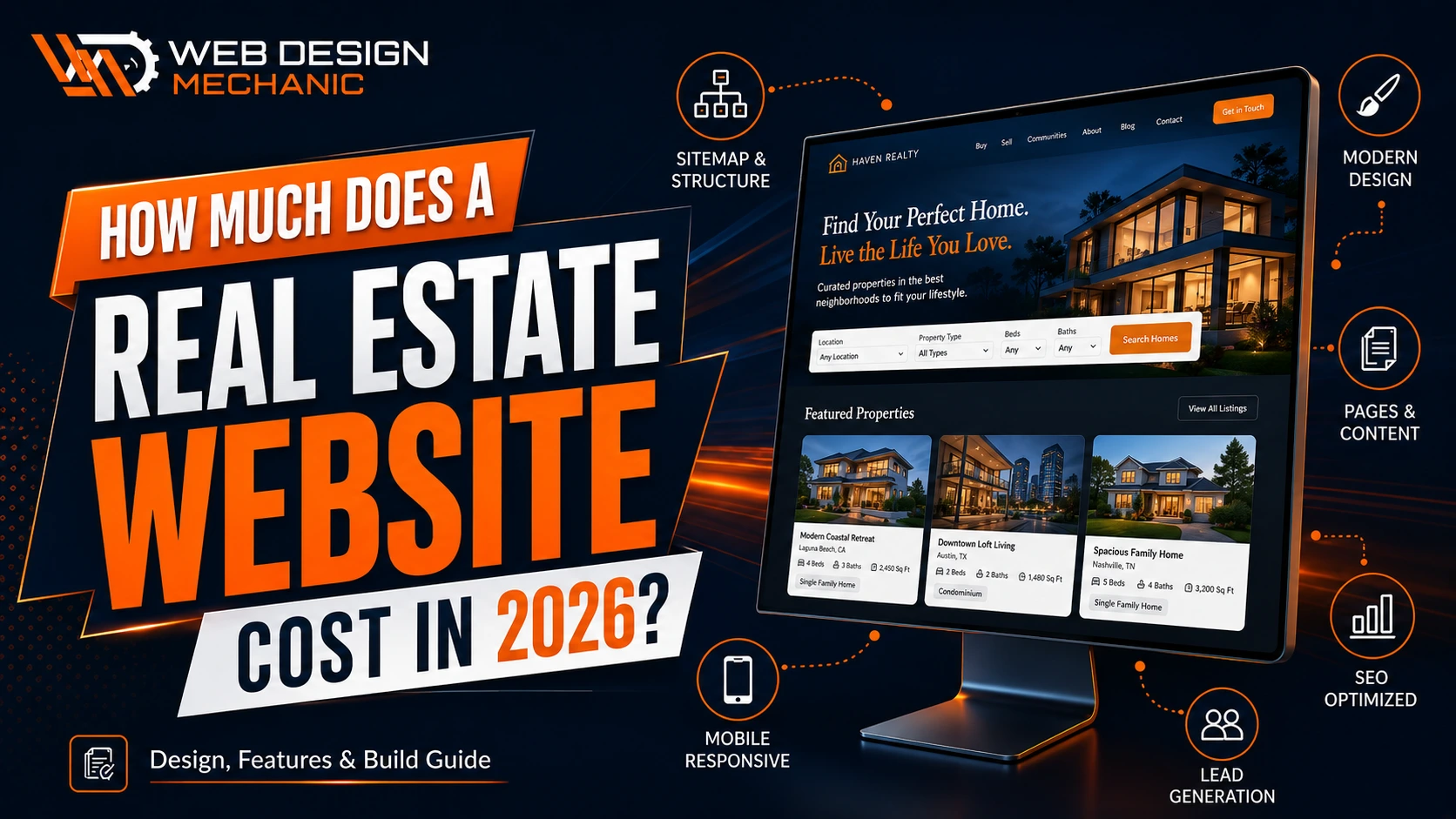 How Much Does a Real Estate Website Cost in 2026?