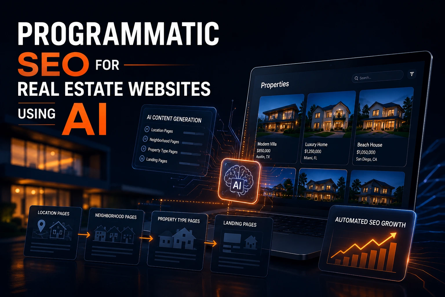 Programmatic SEO for Real Estate Websites Using AI