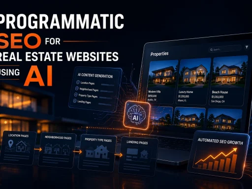 programmatic seo for real estate websites using ai